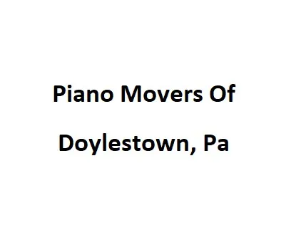 Piano Movers Of Doylestown, Pa