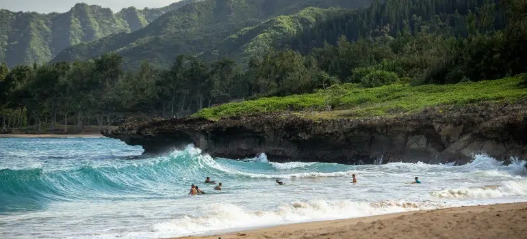 Picture of a beach in Hawaii 