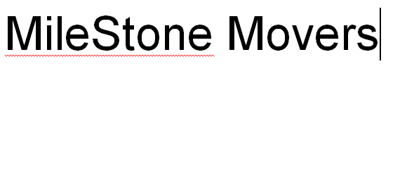 MileStone Movers company logo